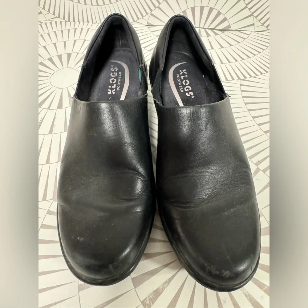 Klogs Women’s Black Size 9 Slip On Shoes‎ Leather Upper